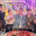 Franco Ricciardi festeggia 60 anni: una grande festa tra amici, parenti e musica